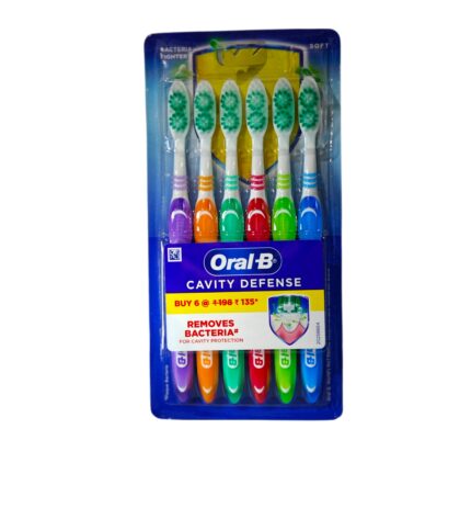 אורל בי שישית מברשת שיניים קלאסית סופט