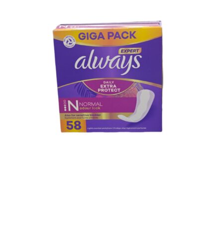 אולוויז   ALWAYS  מגן תחתון נורמל אקסטרה פרוטקט 58 יח