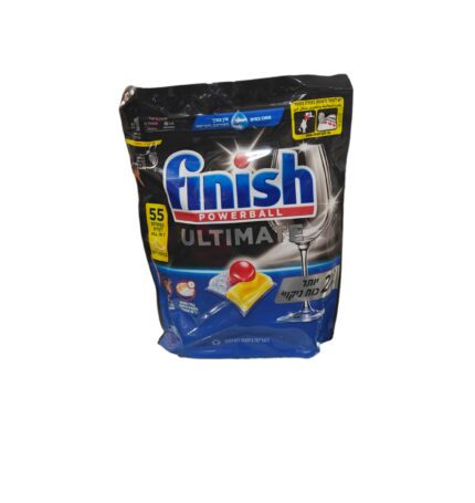 פיניש טבליות למדיח אולטימייט לימון 55 יחי